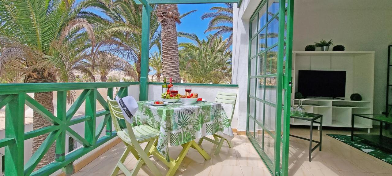 Ferienwohnung Palm Garden - Costa Calma - Pool - Glasfaserinternet エクステリア 写真
